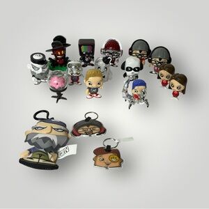 Lot Of 17 FGTEEV Assorted Collectible Mini Figures and Keychains